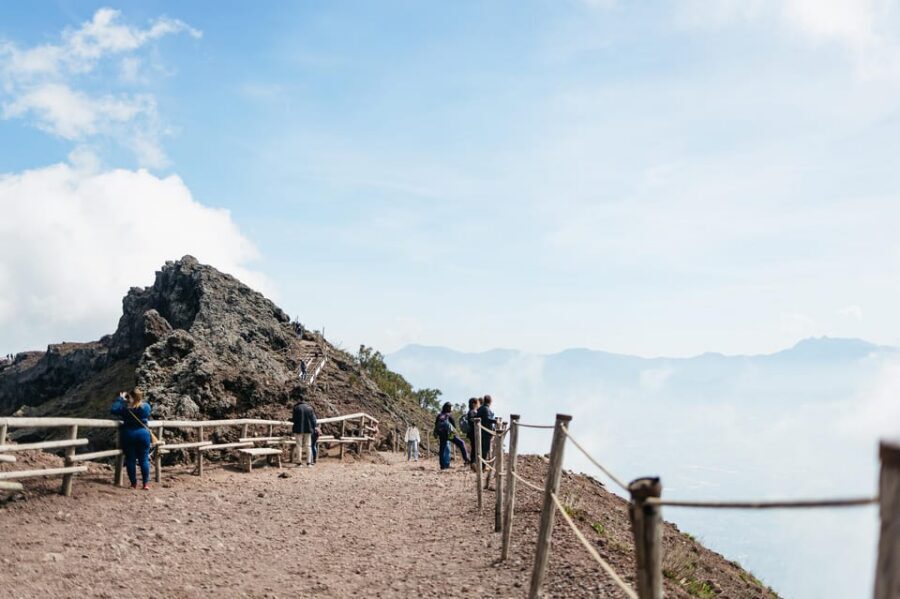 Naples: Pompeii and Mt. Vesuvius with Lunch and Wine Tasting - Lunch and wine tasting at a real vineyard stop