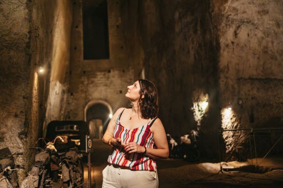 Naples: The Bourbon Tunnel Guided Tour with Entrance Ticket - Fascist-period statues and the cars-and-motorcycles exhibition