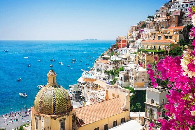 Positano, Amalfi & Ravello Group Tour with Optional Boat Ride - Positano: free time for Santa Maria Assunta, lanes, and sea views