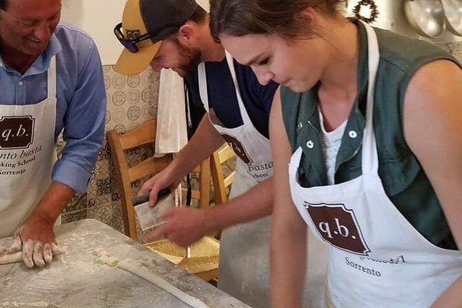 Private / Small Group at "Quanto Basta" School in Sorrento center - The Chefs: Warm Teaching and Real Kitchen Energy
