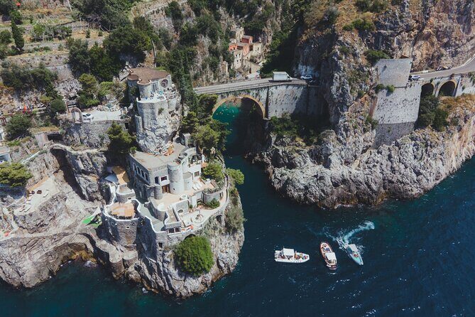 Small Group Amalfi Coast Boat Day Tour from Amalfi - Stop 3: Conca dei Marini swim with the White Tower and Natural Arch