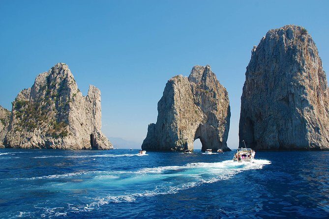 Small Group Boat Tour Capri & Blue Grotto with Swimming Stops - Swimming and snorkeling breaks you’ll actually remember