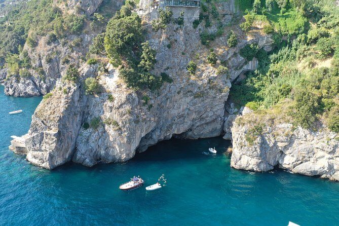 Small Group Boat Tour: Discover the Amalfi Coast from Positano - Conca dei Marini: church dome sightlines and cliff-cove scenery