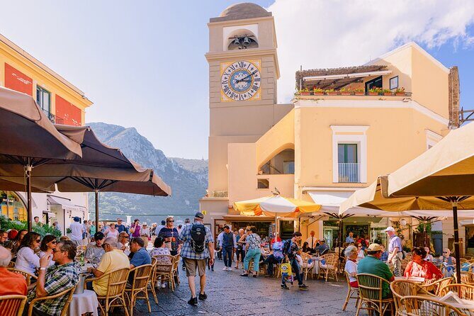 Small Group Tour to Blue Grotto, Anacapri and Capri - Capri Town Time at La Piazzetta: Shopping, People-Watching, and Gelato