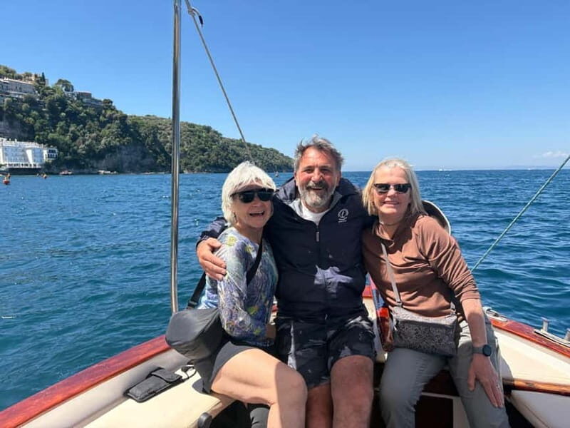Sorrento: Boat Coastal Cruise with Swim and Limoncello - Marina di Puolo and the Little-Town Shoreline Feeling
