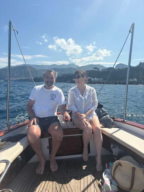 Sorrento: Boat Coastal Cruise with Swim and Limoncello - The Mount Vesuvius View: The Surprise Landmark