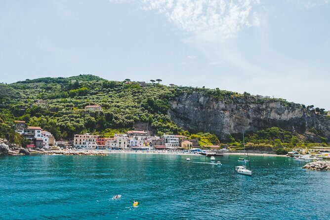 Sorrento Coast Cruise with Limoncello Tasting - Stop 2: Bagni della Regina Giovanna for rocks, ruins, and photos