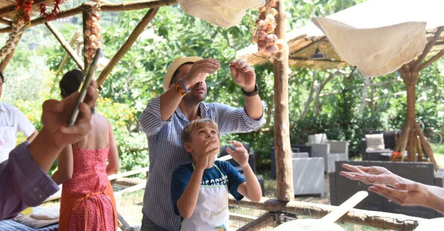 Sorrento: Pizza Lesson, Wine, and Limoncello at a Local Farm - Pizza school in real life: making your own dough and pizza