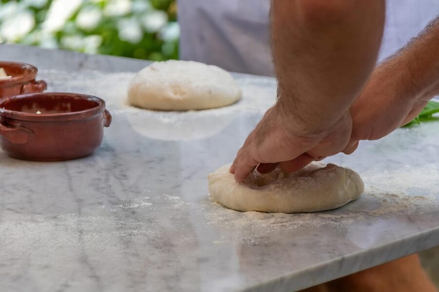 SORRENTO: Pizza School Mastering Neapolitan Delights - Cucinammore Venue: Lemon and Olive Trees Plus Sea Views