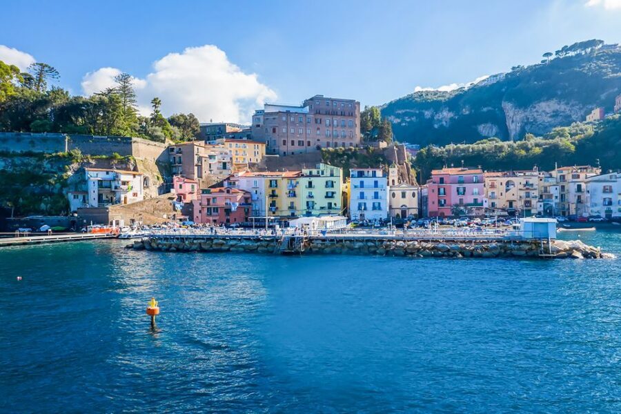 Sorrento: Sightseeing Cruise with Limoncello Tasting - Puolo Bay and Marina di Puolo: Vesuvius views plus a beach you can actually picture