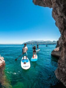 Sorrento: SUP Paddleboard Tour to Bagni Regina Giovanna - Meeting at Via Marina Grande 110 and Getting Set Up Without Stress