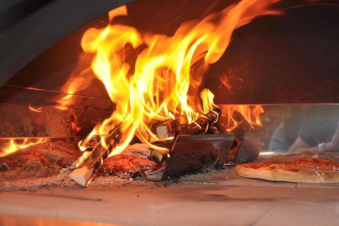 Toss, Bake, Cheers! - Sorrento Pizza Making Class with Wine - Your pizza table moment: wine, cooking, and the full plate